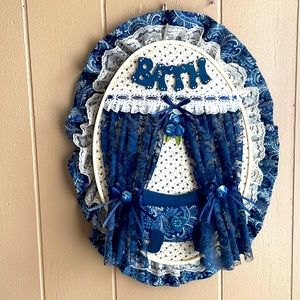 Amish Handmade Bath wall decor